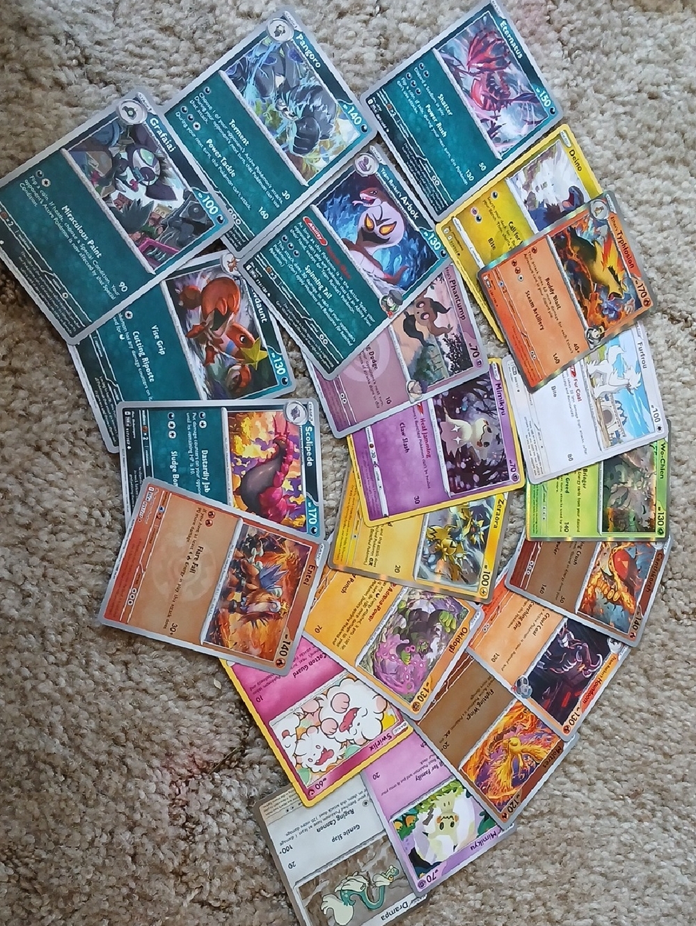 Pokémon Trading Card Game Assorted Booster Lot - Multicolor